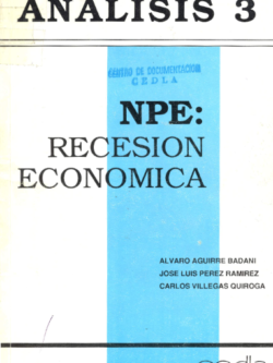 NPE: recesión económica